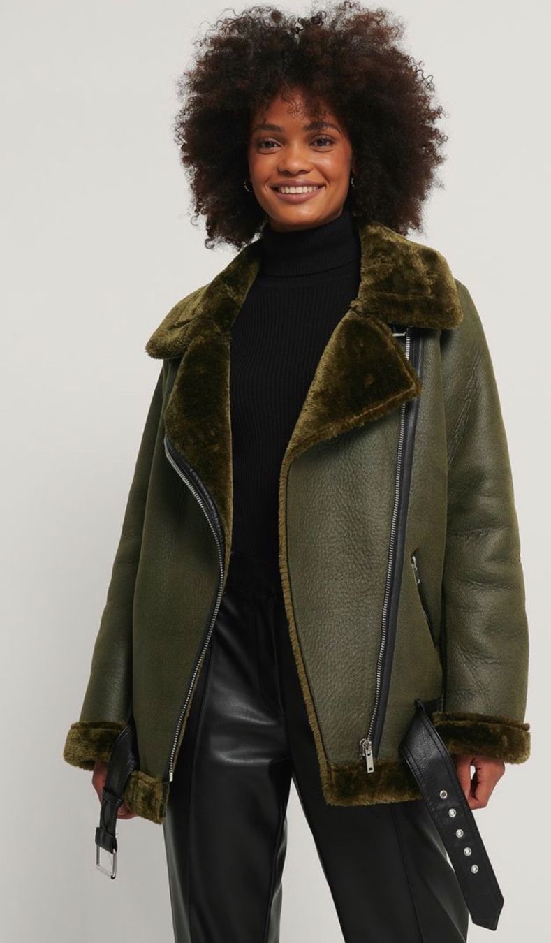 Na-kd Giacche: Na- kd Bonded Aviator Jacket – Usato da Genève venduto da Annilu