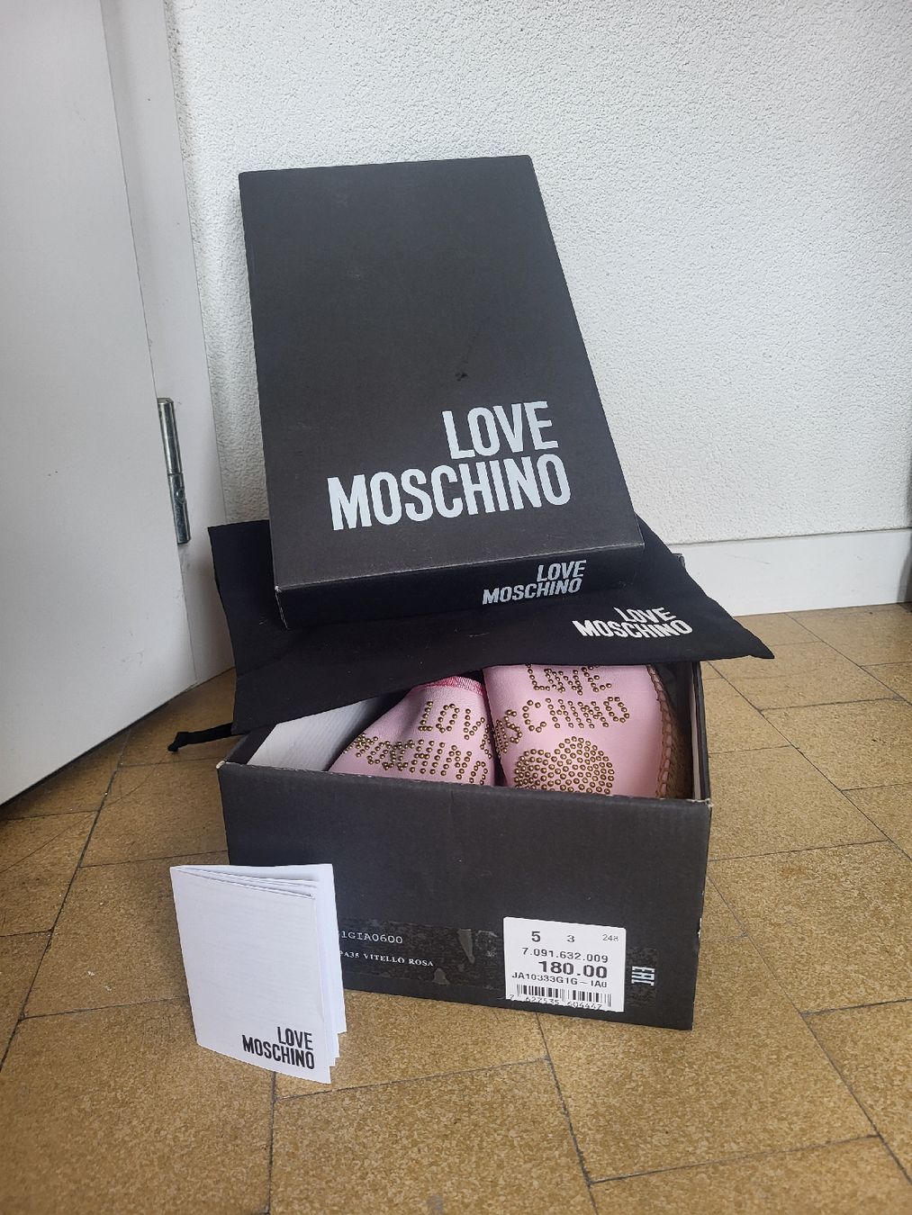 Moschino Scarpe da donna: Love Moschino Espadrilles – Nuovo e nell'imballaggio originale da Zweisimmen venduto da Adorable 4