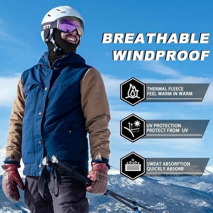 Passmontagna & Scaldacolli: Polar Motorrad-Sturmhaube – Nuovo e nell'imballaggio originale da Châtelaine venduto da topshop.switzerland 3