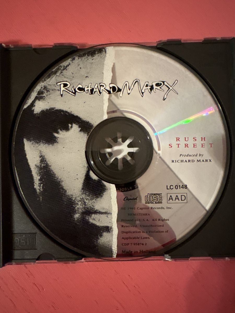 CD: Richard Marx - Rush Street – Usato da Lützelflüh-Goldbach venduto da Deiv4 3