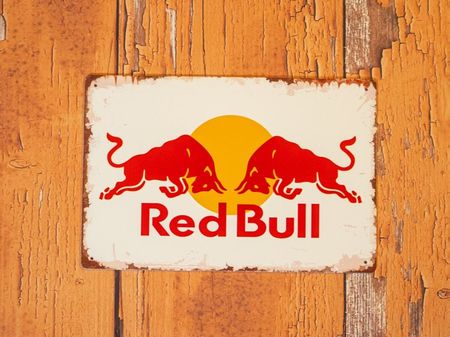 Red Bull Energy Drink Schild Blechschild