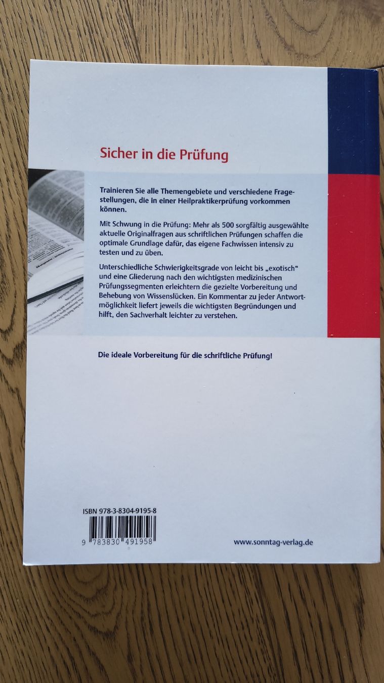 Libri: Multiple-Choice Prüfungsfragen Heilpraktikerprüfung – Usato da Merligen venduto da jka_rmm8 1