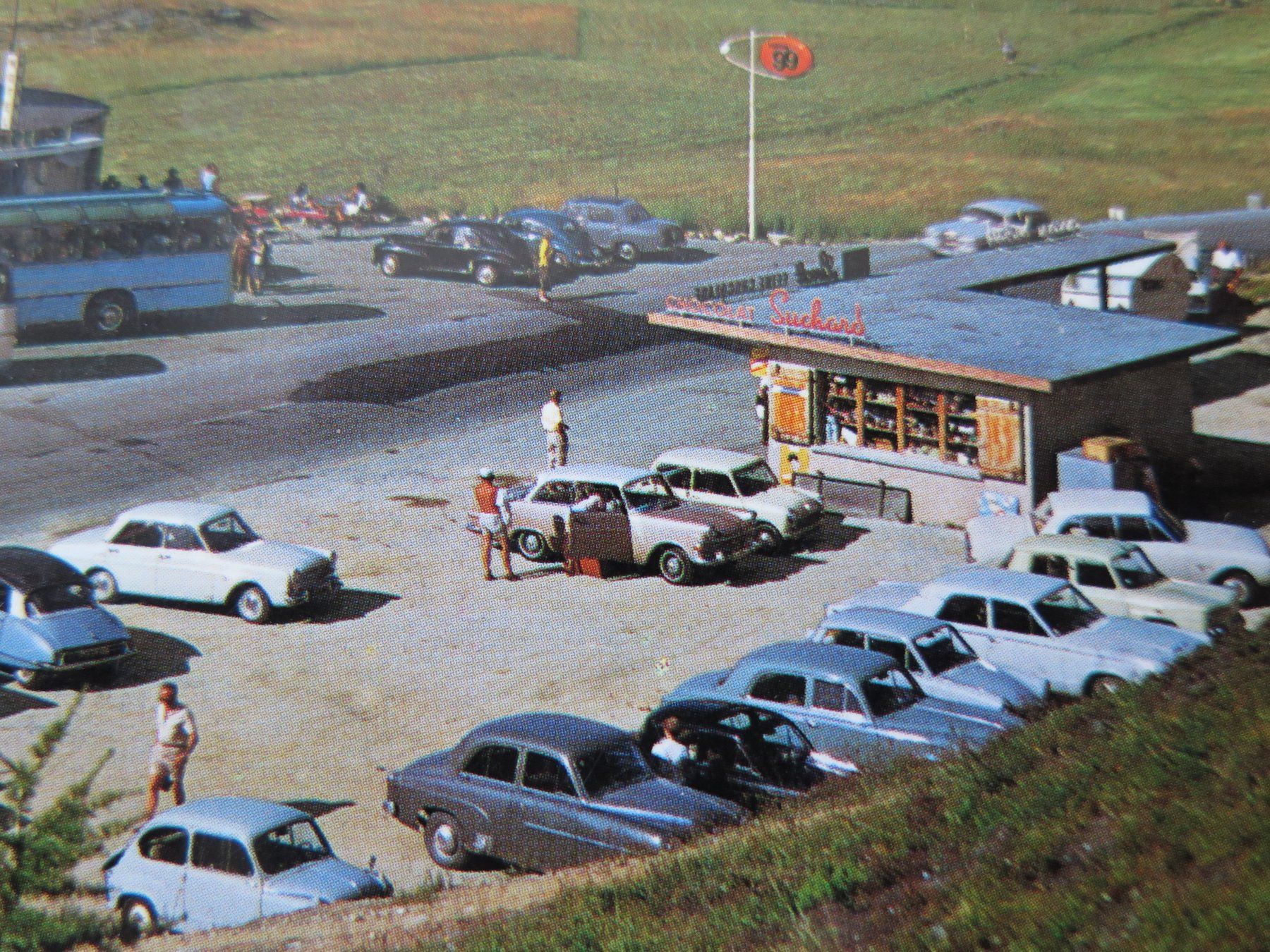 Cartoline postali: SIMPLON - SIMPLON-PASS - VIELE ALTE AUTOS!! – Usato da Wittenbach venduto da lipasal 2