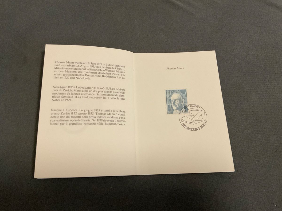 Libri: PTT Broschüre Arthur Honegger Thomas Mann 9er Set – Usato da Dagmersellen venduto da raf_2bxh 1