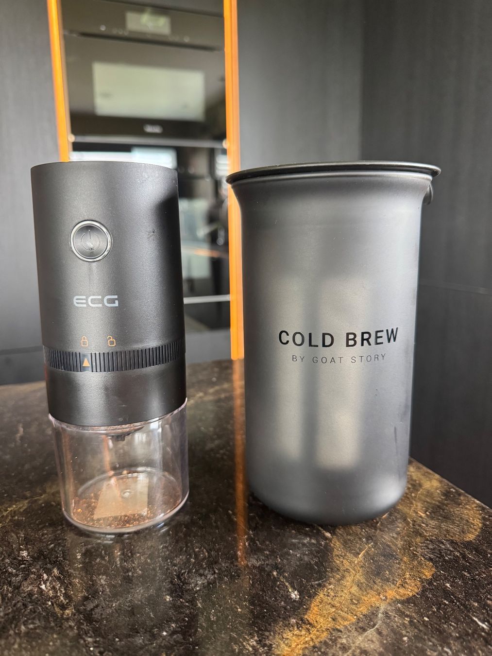 Machines à café & Machines à expresso: Cold Brew Kaffeeset mit Mühle – D'occasion à Winkel par Global911