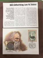 LEO N. TOLSTOI - 160. Geburtstag - 9.9.1988 - Rouble 1988