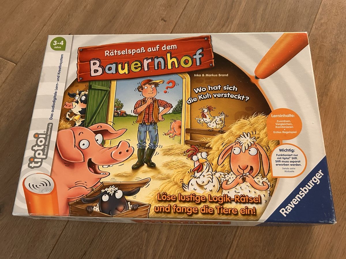 Tiptoi Jouets: Tiptoi Set Starterset, Buch, Spiel inkl. 1Stift – D'occasion à Jona par grizzlyhedi01 1