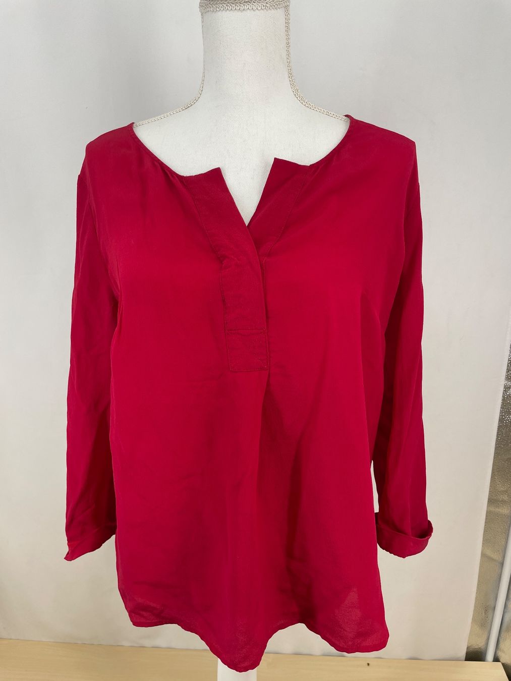 Blusen: 1.2.3 Blouse rouge – Gebraucht aus Lausanne von PlusValue_Lausanne
