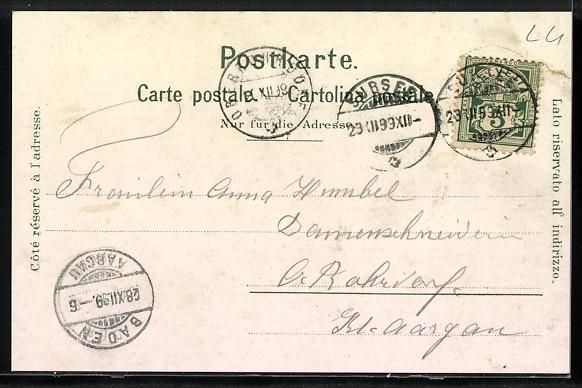 Cartes postales: Litho Sursee, Kirchenplatz, Ober-Stadt,  – D'occasion à Berlin par bartko-reher 1