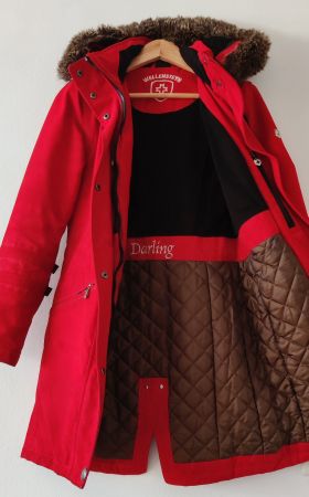 WELLENSTEYN Darling Jacke Parka Outdoor Mantel rot Gr.XS