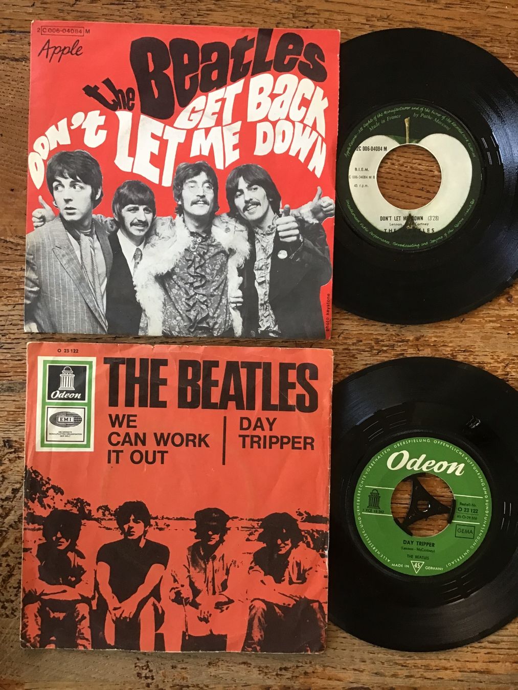 Dischi in vinile: Lot 2 de 2 SP The Beatles – Usato da Fully venduto da Ruby97