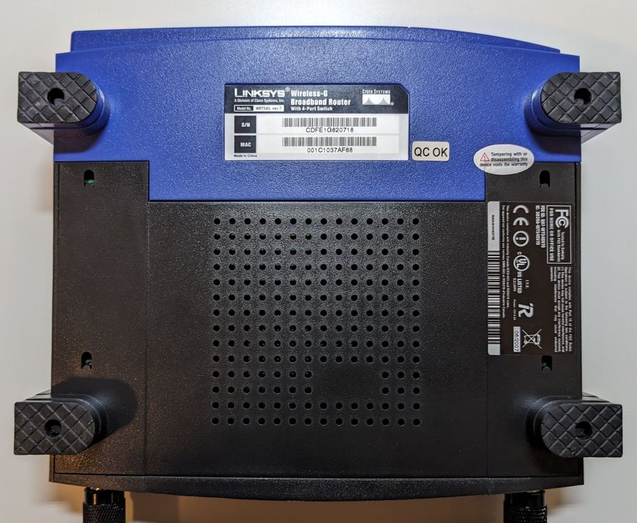 Linksys WRT54G Wireless G Broadband Router (Version 7) Kaufen auf Ricardo