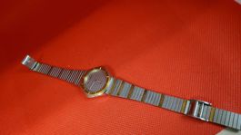 Pierre Cardin Uhr Edelstahl vergoldet Damenarmbanduhr 