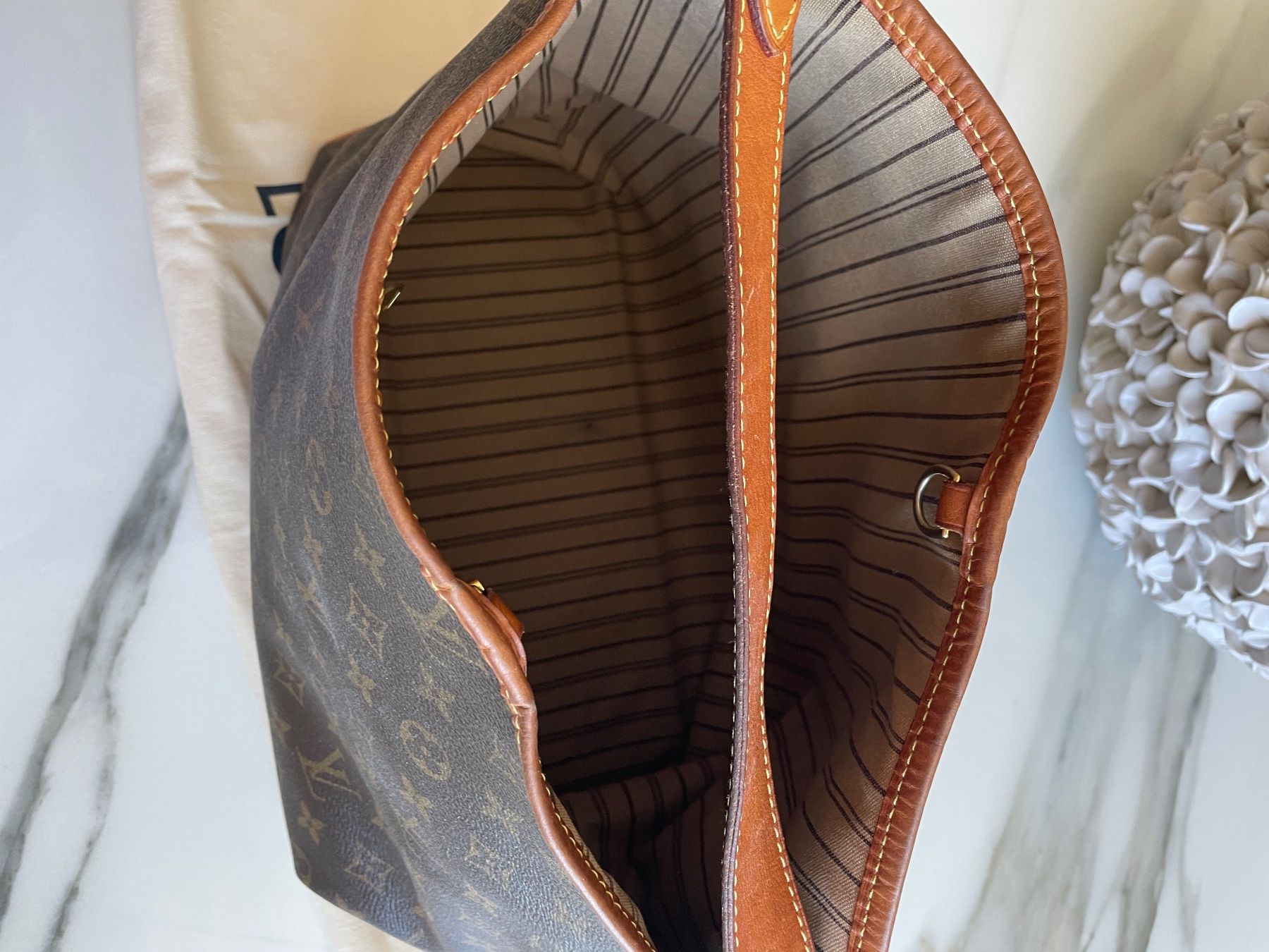 Louis Vuitton Borse da donna: Louis Vuitton Delightful MM Monogram Beige – Usato da Gossau SG venduto da Ragingbull 6