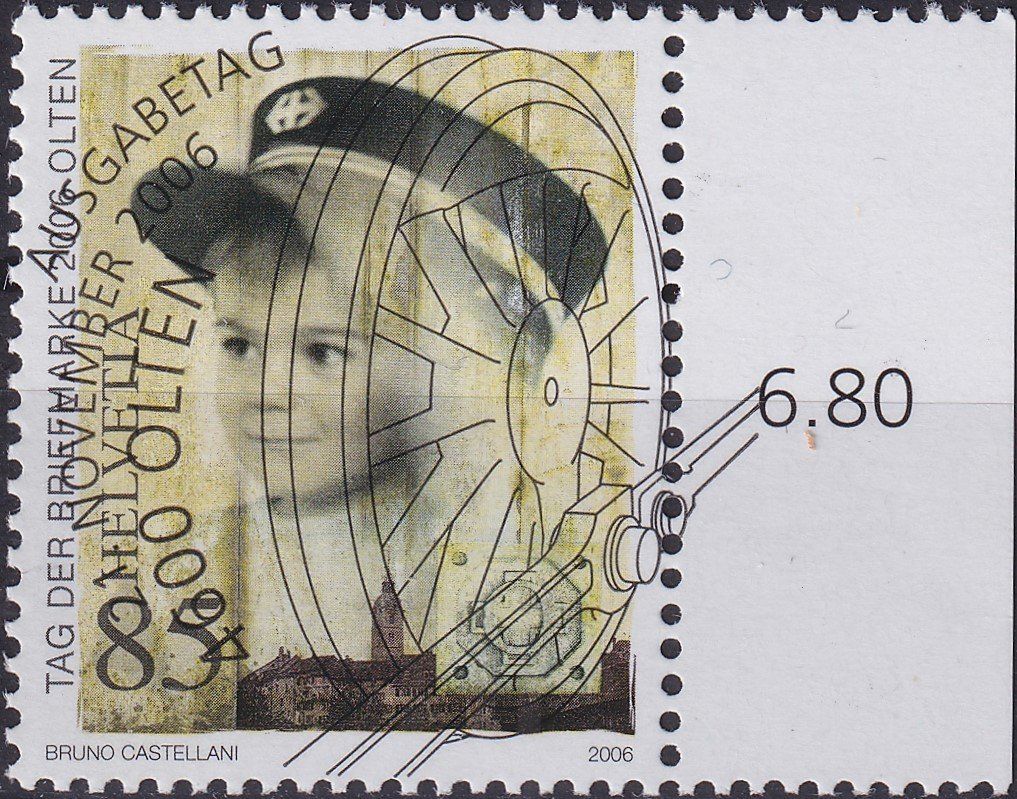 Tutti i francobolli: 2006, Nr.1214 "Olten" mit Ersttags-Voll-Stempel +TAB. – Usato da Sursee venduto da Luzernerraute