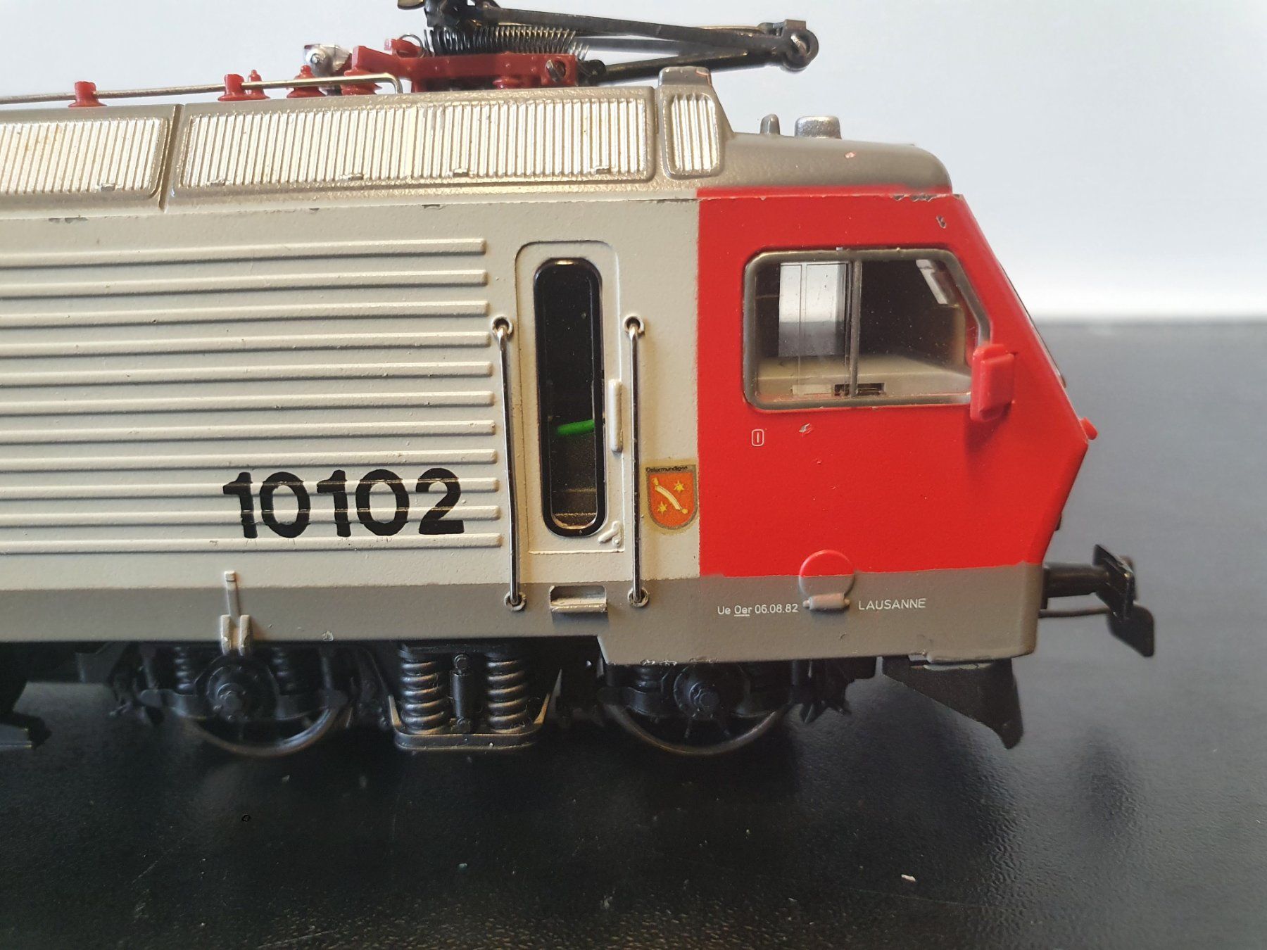Märklin Modellini di ferrovie: MÄRKLIN: SBB Re 4/4IV 10102 ROT/GRAU – Usato da Biglen venduto da taunus82 5