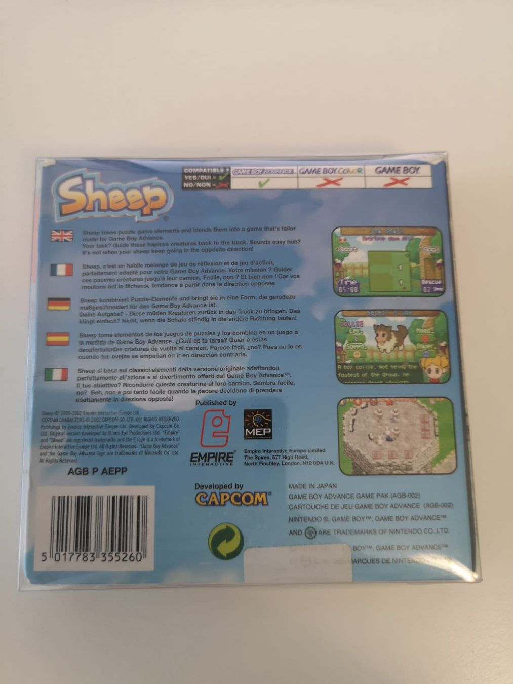 Giochi: Sheep (Gameboy Advance) in OVP – Usato da Herisau venduto da Seyashop1 2