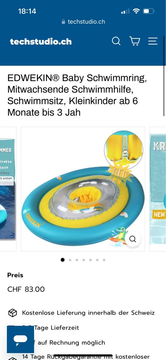Schwimmringe: Edwekin Schwimmring Baby – Gebraucht aus Schafisheim von inf_5dtw 3
