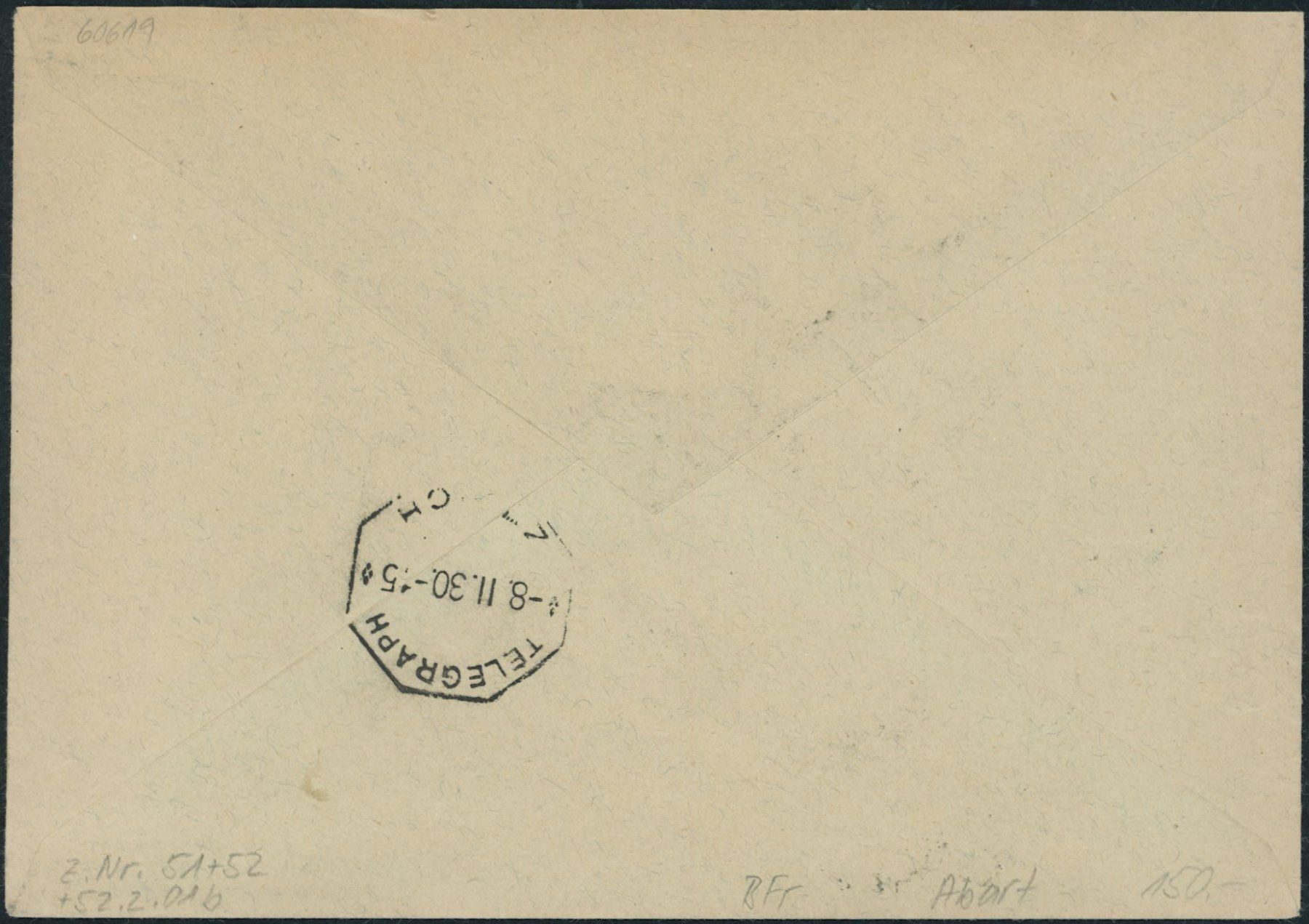 Tutti i francobolli: 1929 - Pro Juventute - Express Brief - BFr - Abart – Usato da Schindellegi venduto da leecollect 1