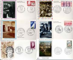 6 Stück FDC Frankreich