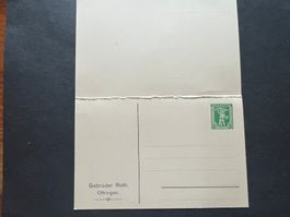 Doppel-Postkarte alt ungebraucht    (G3730)