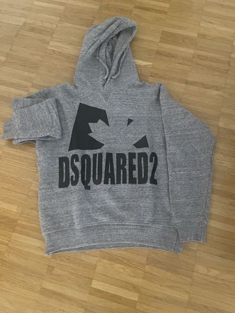 DSQUARED2 Herren Hoodie Grösse L Grau Top Zustand