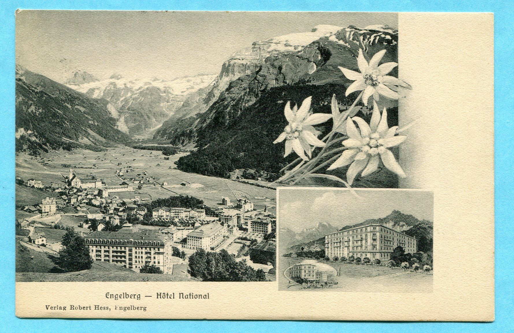 Ansichtskarten: Engelberg 1907 - Hotel National – Gebraucht aus Opfikon von Prophila