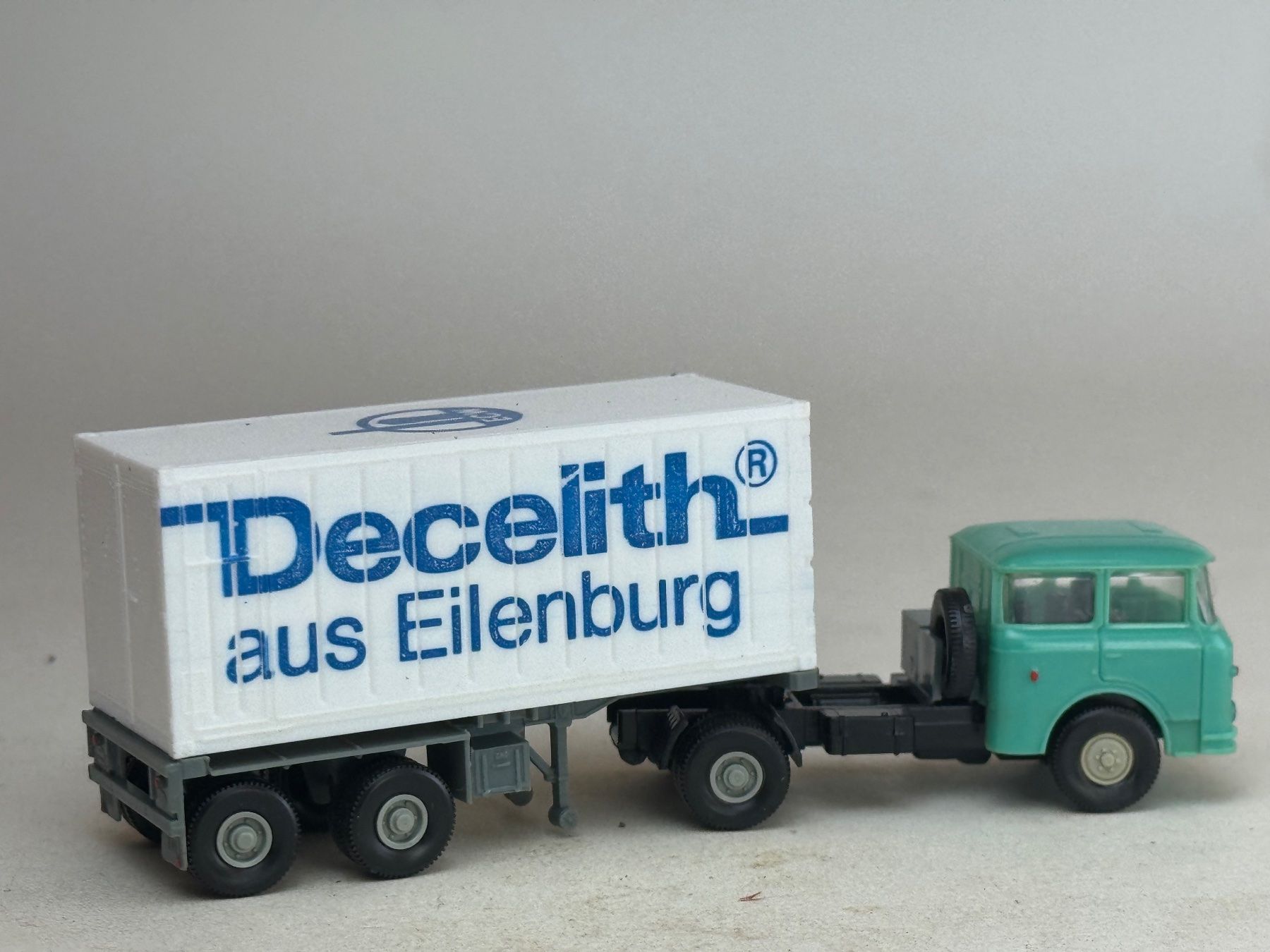 Modellautos: VE1- Berlin Plast Container Sattelzug Decelith – Gebraucht aus Elm von Wikmtz 1
