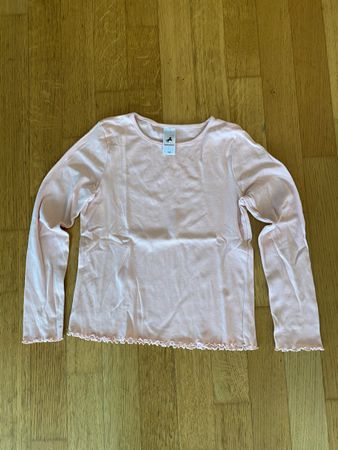 Süsses Mädchen Langarmshirt in Rosa, Grösse 140 🥰