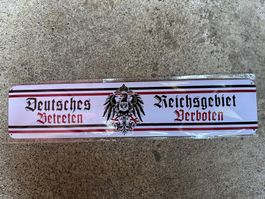 Deutsches reichsgrbiet betreten verboten