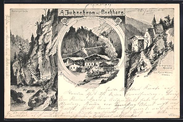 Ansichtskarten: Litho Buchberg, Buchberger-Leite, Buchbe – Gebraucht aus Berlin von bartko-reher