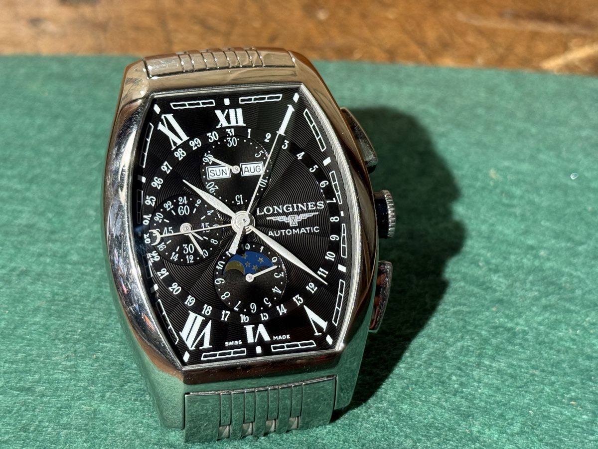 Longines Montres: Longines Evidenza Automatic Mondphase Chronograph Full Set  – D'occasion à schaffhausen par VintAntik_1980 1