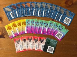 Frankatur Österreich, Deutschland, Holland, Crypto Stamps