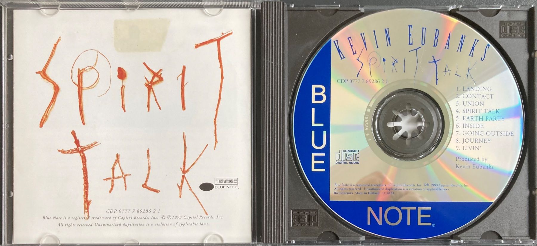 CDs: KEVIN EUBANKS - SPIRIT TALK – D'occasion à Poliez-Pittet par Newtown-Records 2