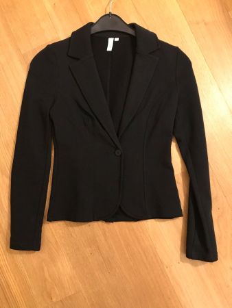 Blazer schwarz Stoff XS