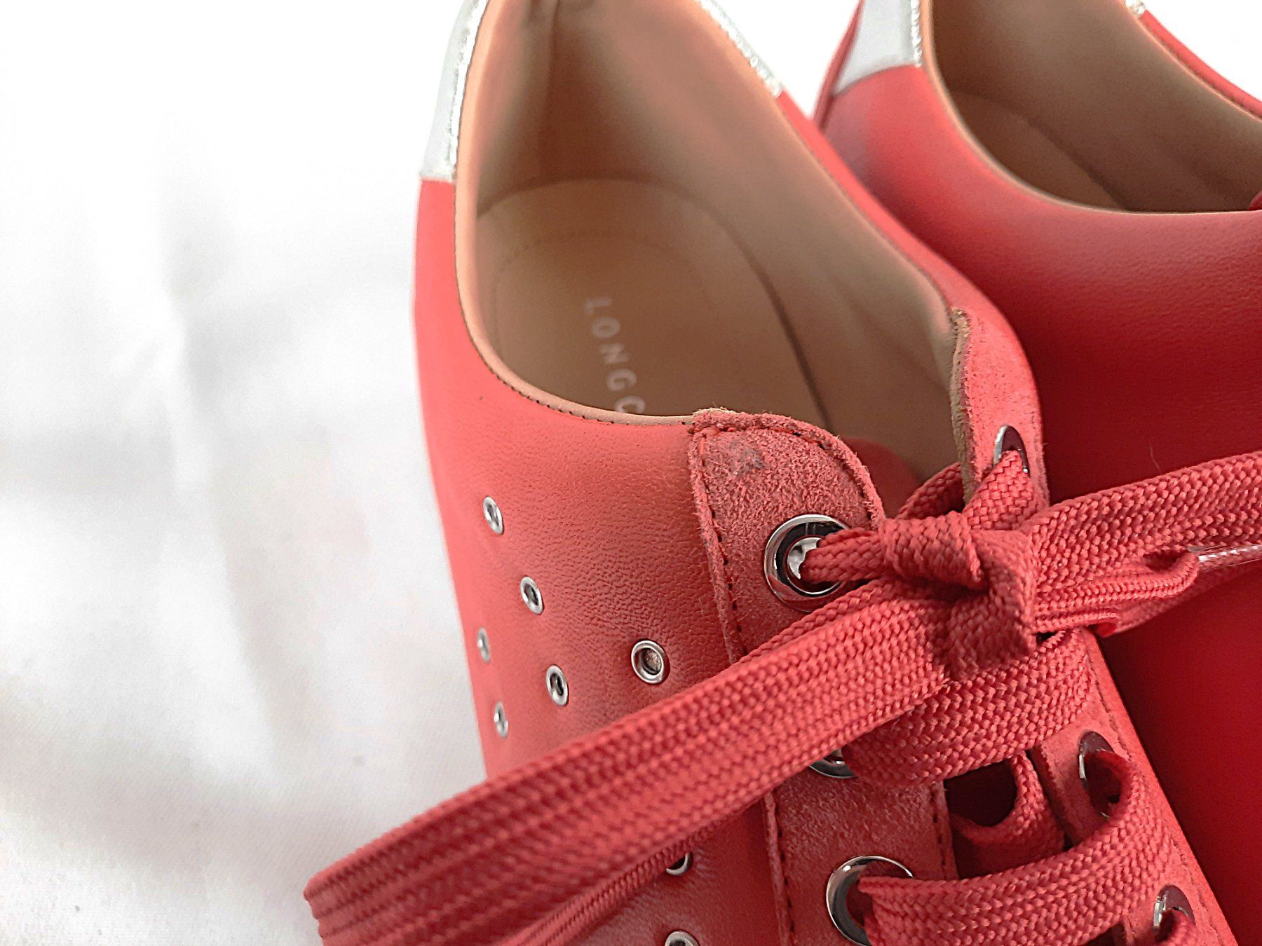 Longchamp Damenschuhe: LONGCHAMP Sneaker rot – Neu (gemäss Beschreibung) aus Beinwil am See von Restwert_Beinwil 4
