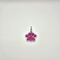 Glitzer Schlüsselanhänger Pfote Rosa – für Hunde & Katzen