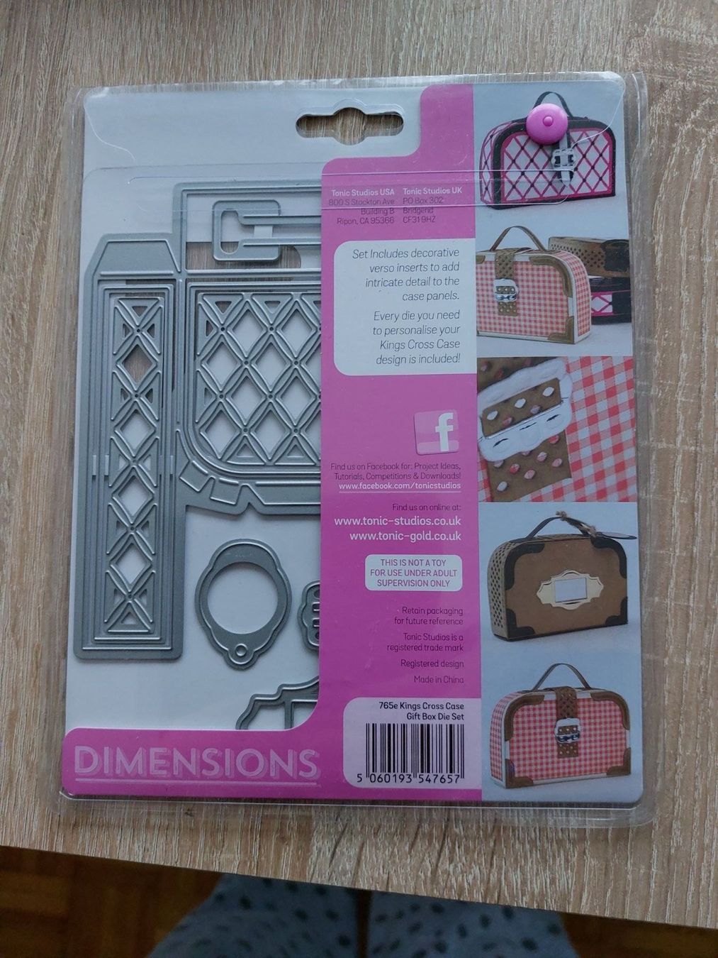 Schablonen: *** STANZSCHABLONE KOFFER *** – Neu und originalverpackt aus Amriswil von SCHLOSSGEISTLI 1