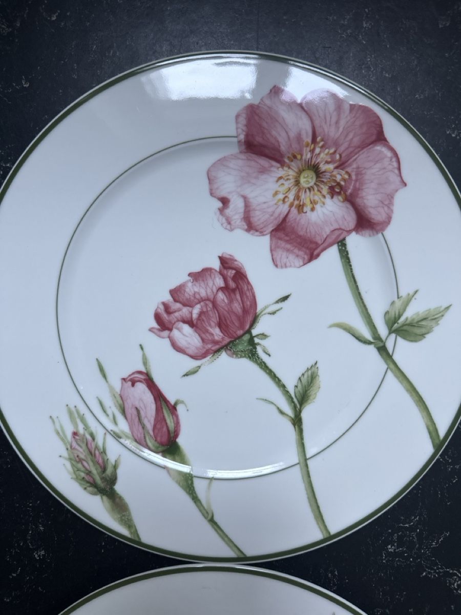 Villeroy & Boch Piatti: Villeroy & Boch Teller mit Blumenmuster 4 Stk  – Nuovo (secondo la descrizione) da Bern venduto da schnupka 2