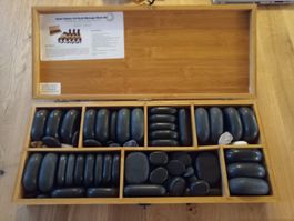Massage Stein Set 70 Stücke Deluxe Hot Stone Massage Set
