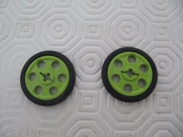 LEGO - 2 Räder lime 4185 / 2815