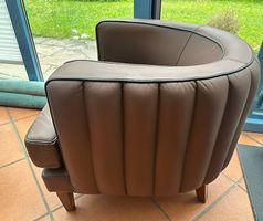 art deco sessel leder