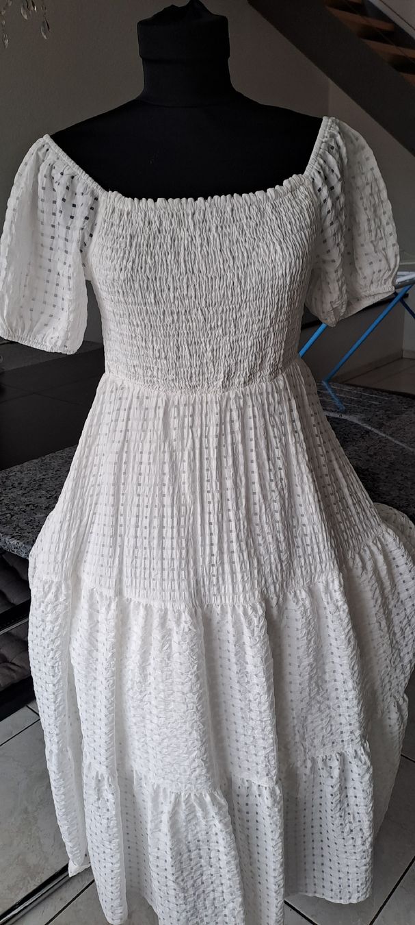 Vestiti: sommerkleid weiß L – Usato da Buttisholz venduto da tan_z69b