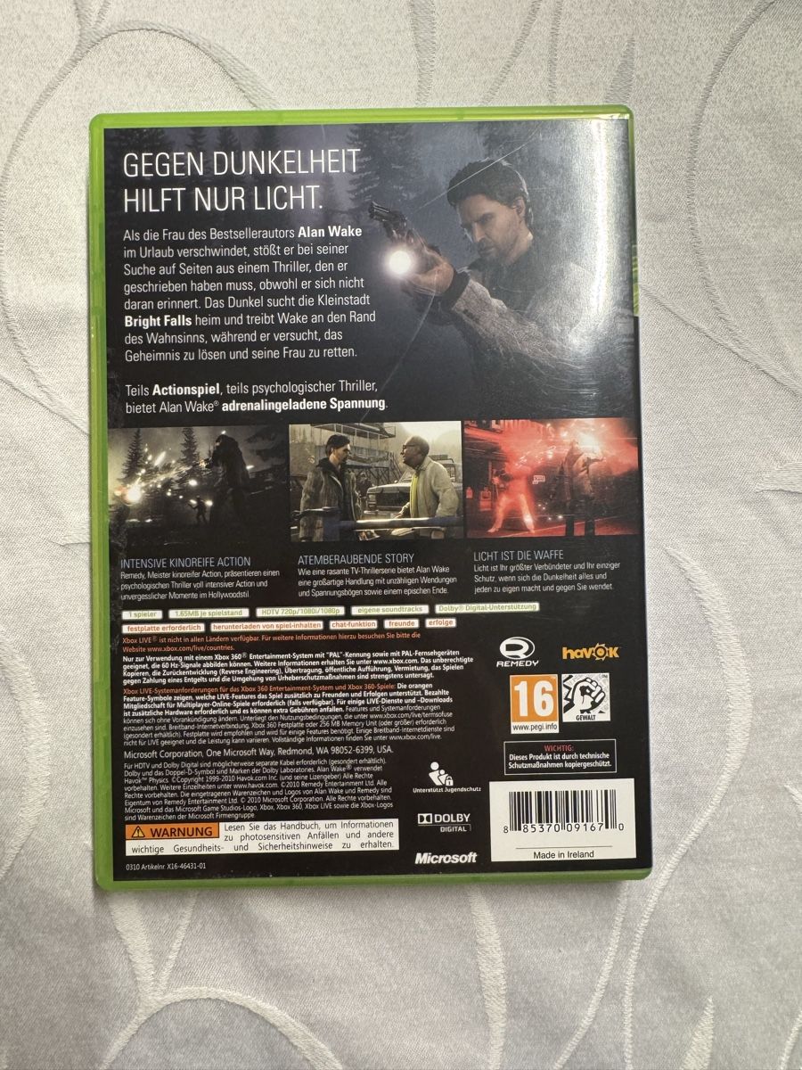 Giochi: Alan Wake - Xbox 360 – Usato da Wil SG venduto da eid_m7ks 2