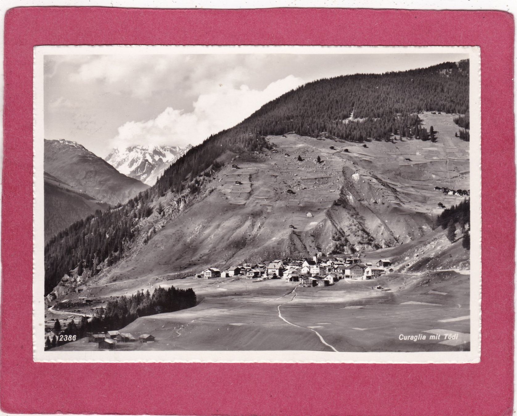 Ansichtskarten: Curaglia mit Tödi – Gebraucht aus Herisau von Lisegrat2008