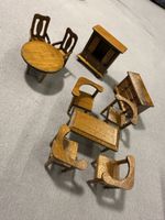 Miniatur Möbel Set, Vintage, Holz, Sammlerstück