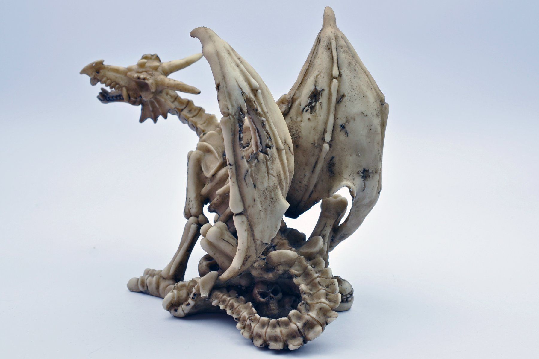 Statuette: Polyresin Figur Drachenskelett Dekor – Nuovo e nell'imballaggio originale da Wittenbach venduto da rbstore 3