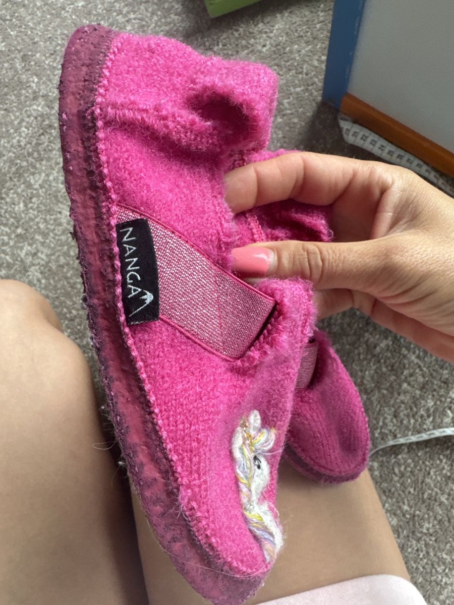 Schuhe für Mädchen: FinkeHausschuhe Mädchen, Giesswein, Gr. Ca.32 – Gebraucht aus Goldau von mira221 1