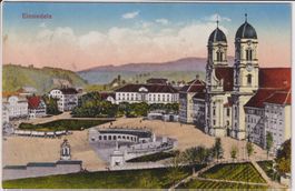 Kolorierte AK von Einsiedeln