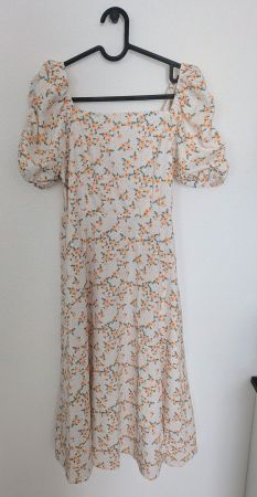 Printed floral summer dress (one size)